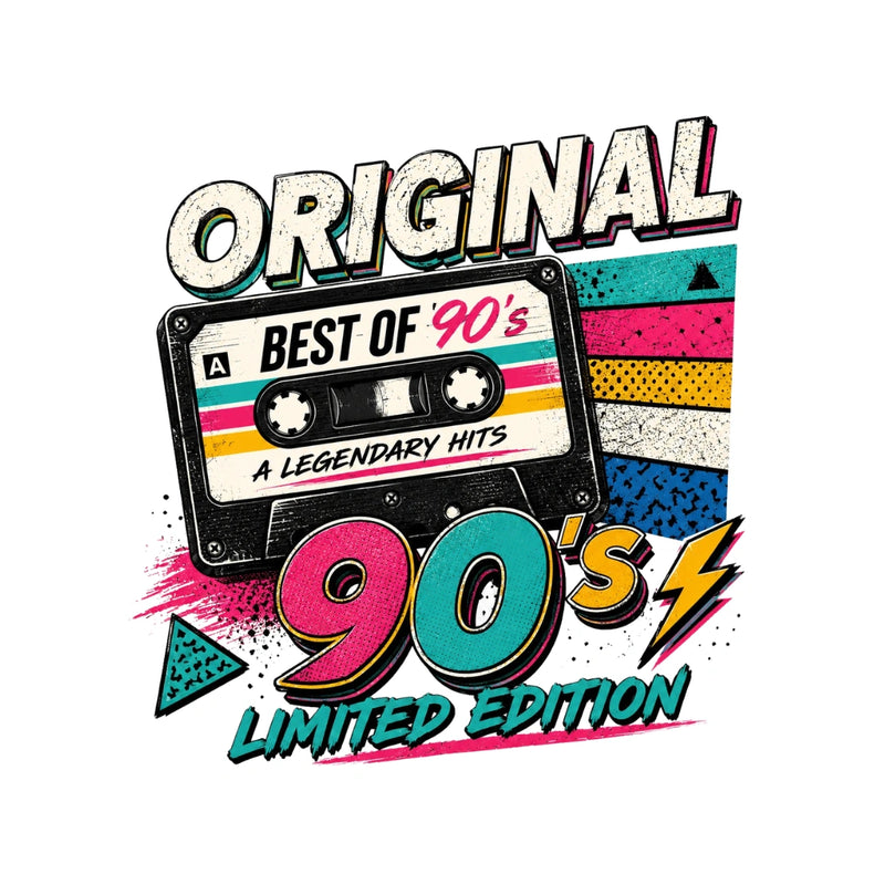 T-Shirt bedrucken lassen – 90er Jahre Kassette Motiv